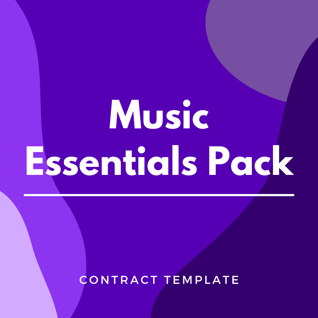 Music Essentials Park written on a purple, graphic background