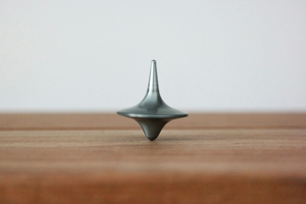 image of a spinning top